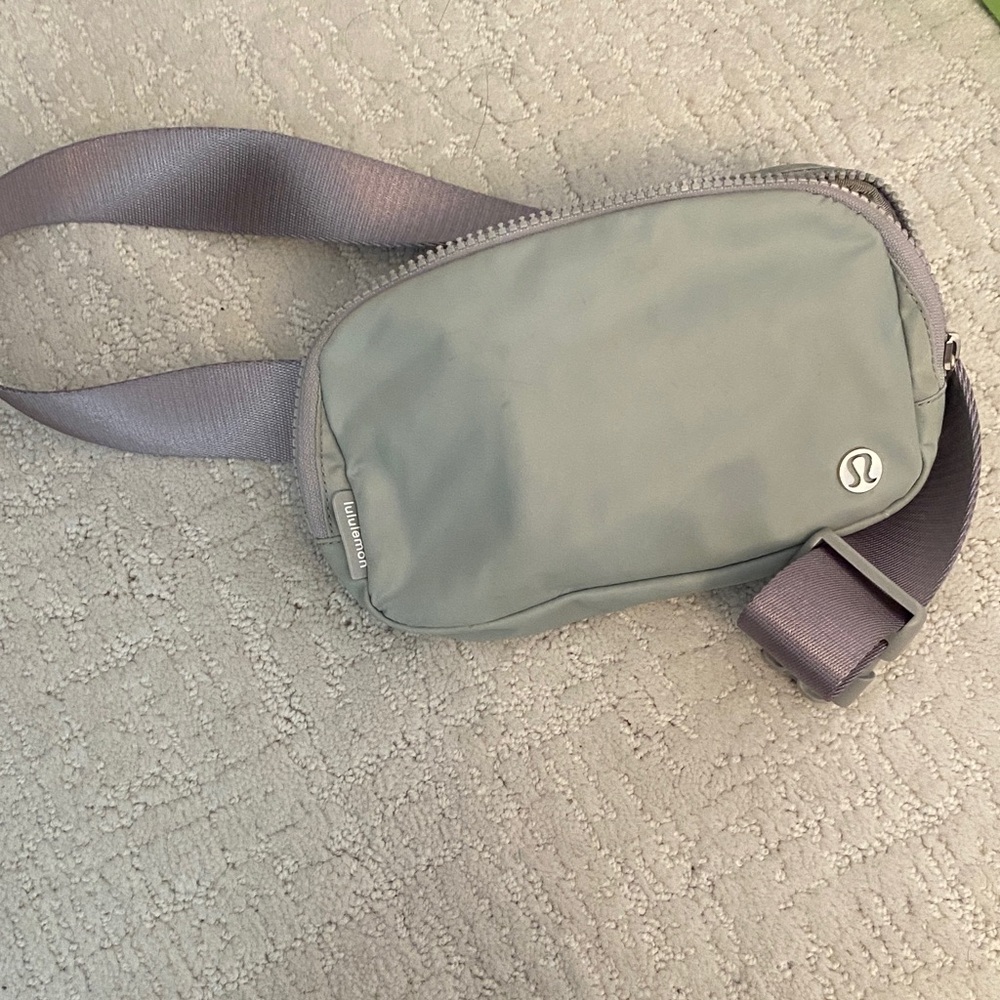 lululemon athletica Greenish gray Belt Bag